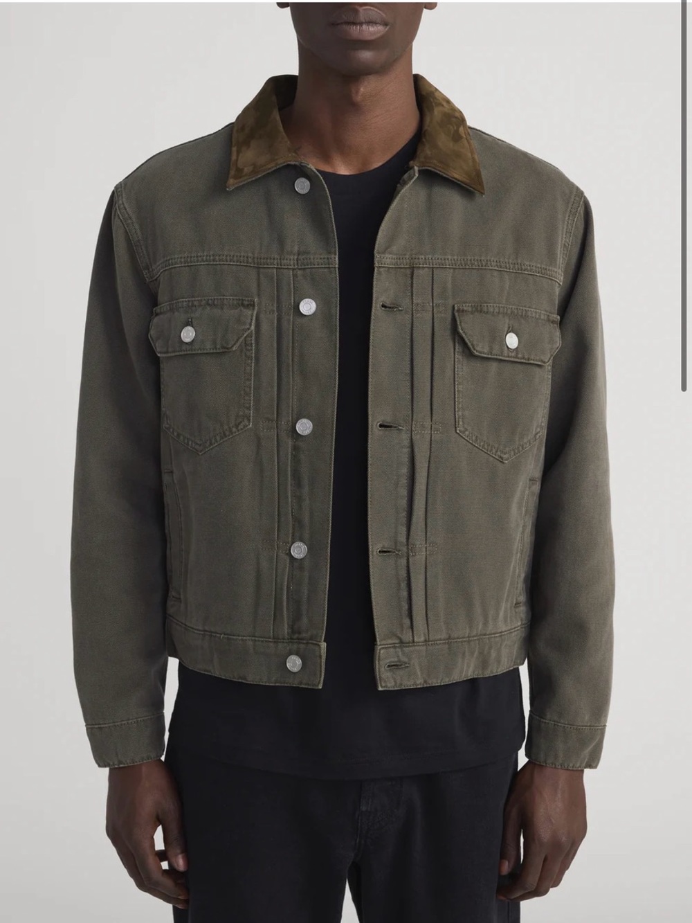 NWT FRAME Canvas Trucker Jacket Size Medium
